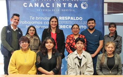 Firma de Convenio: CANACINTRA San Juan del Río, Laboratorios RSA, María Bonita y CECyTEQ #12 Paso de Mata.