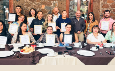 Entrega de constancias del programa Anticorrupción de COCAPRIN